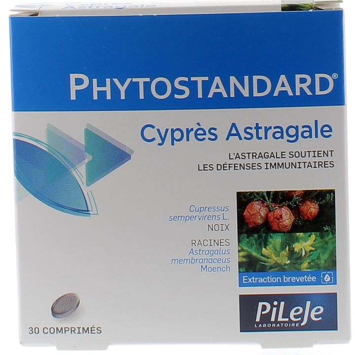 Phytostandard von Zypressen-Astragalus Pileje - Packung mit 30 Tabletten