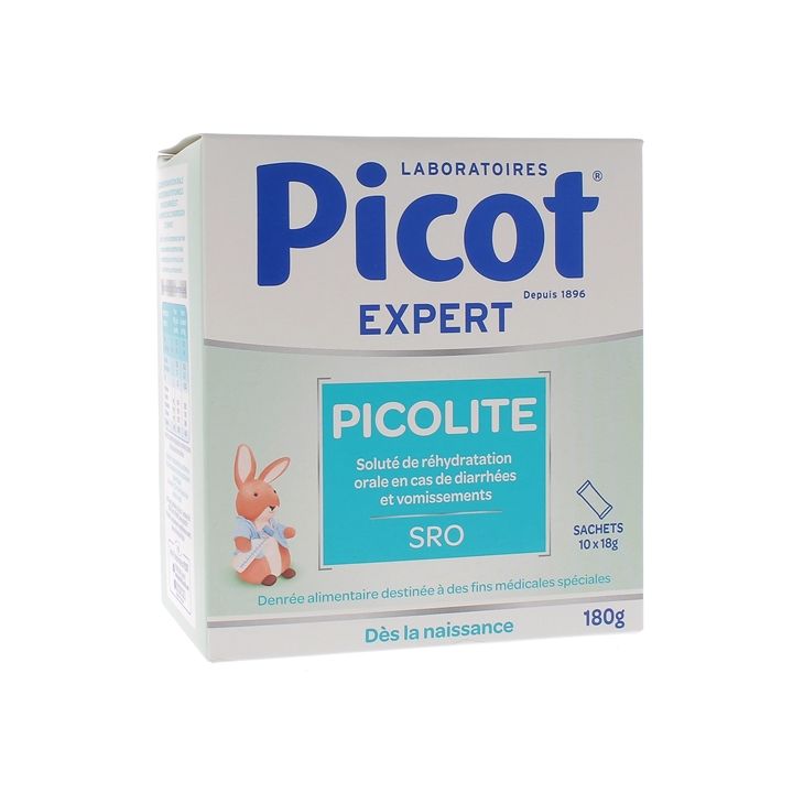 Picolite Rehydratationslösung Picot - Packung mit 10 Beuteln à 18g