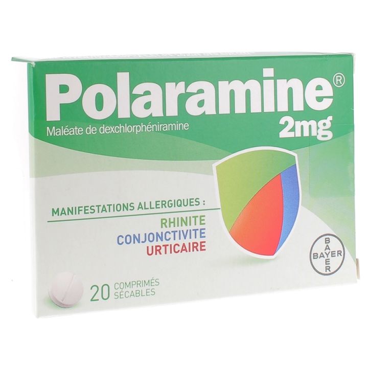 Polaramine 2 mg Tablette teilbar - Packung mit 20 Tabletten