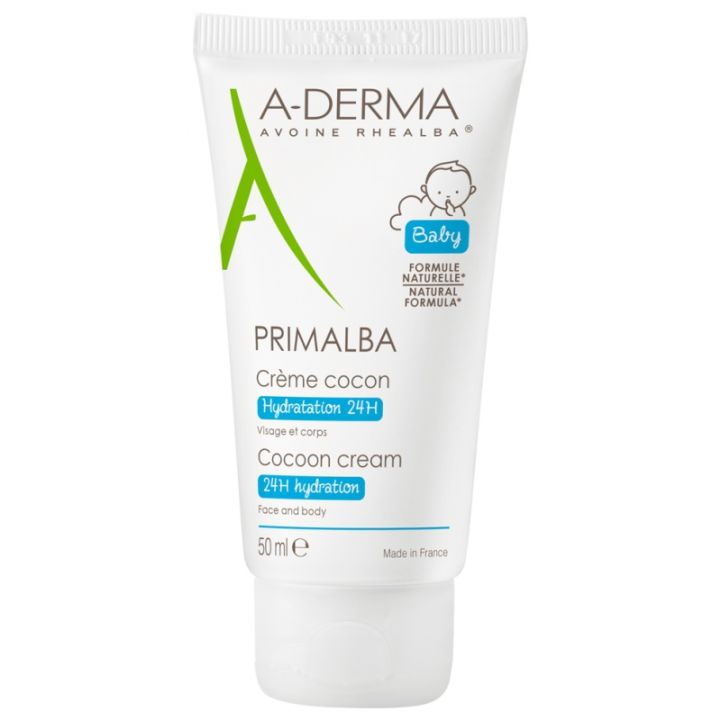 Primalba Creme Cocon Hydratation 24h A-Derma - Tube mit 50 ml