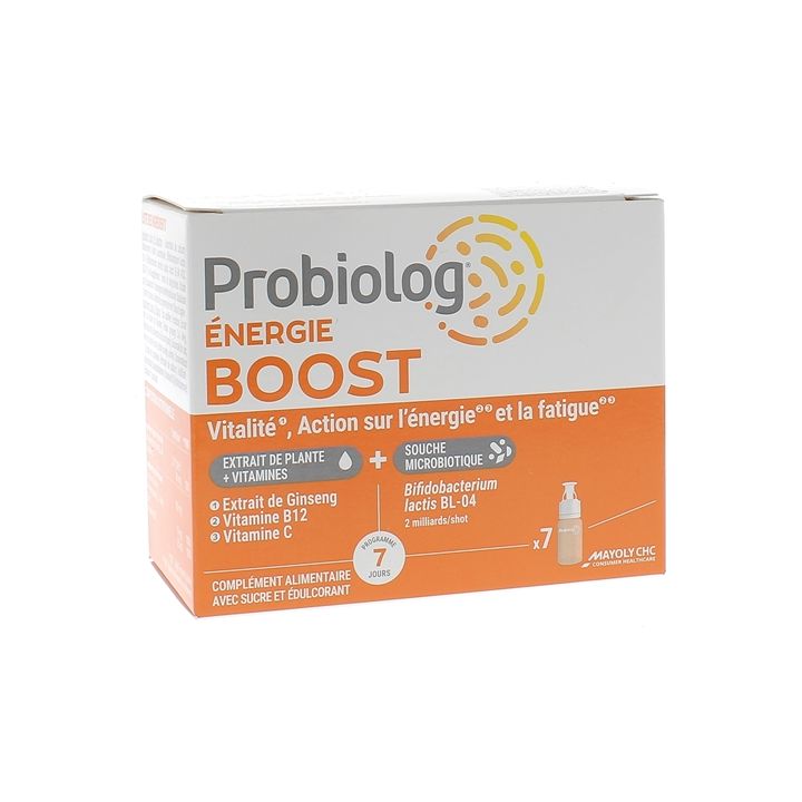 Probiolog Energie boost Mayoly Spindler - Schachtel mit 7 Shots
