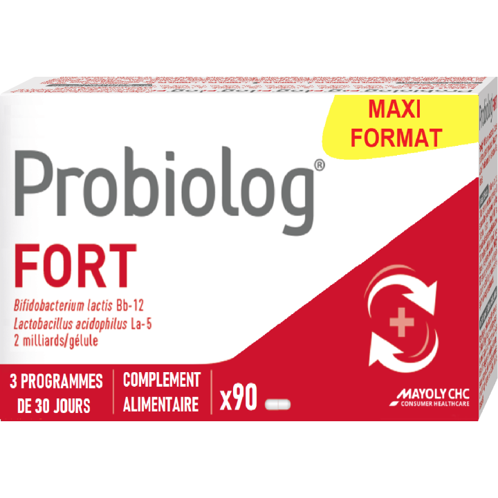 Probiolog Fort Mayoly Spindler - Packung mit 90 Kapseln