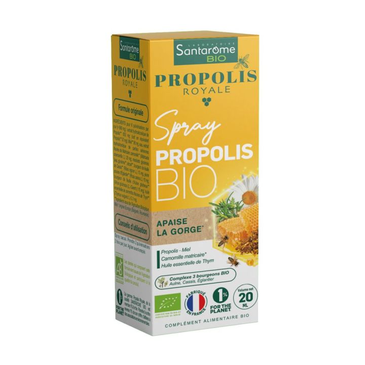 Propolis Royale Spray Propolis triple action bio Santarome - Spray von 125ml