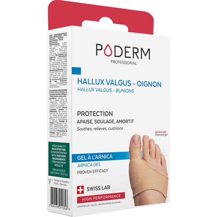Hallux Valgus Schutzgel mit Arnika Poderm - eine Einheit