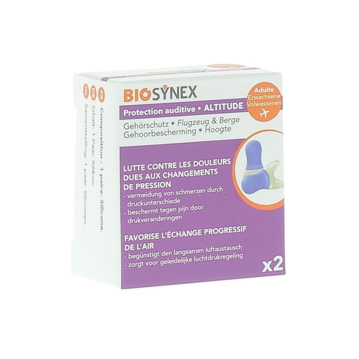 Hörschutz Höhenlage Erwachsene Biosynex - Schachtel mit einem Paar