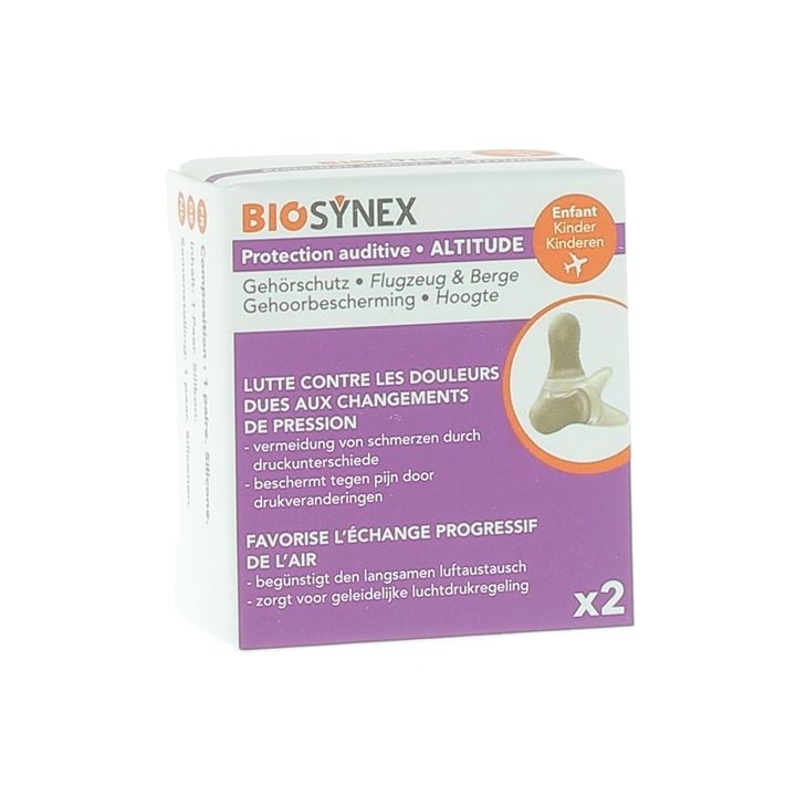 Gehörschutz Höhenlage Kind Biosynex - Box mit einem Paar