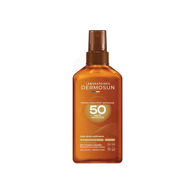 Schutzexperte Bräunungsöl trockene Sublimierung LSF50 Dermosun - Spray 125ml
