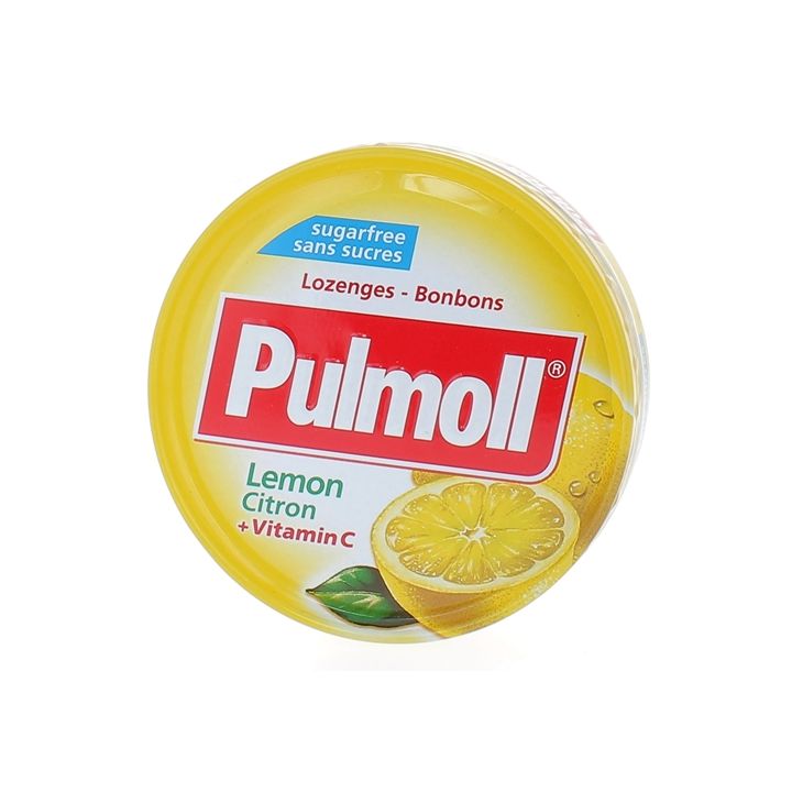 Pulmoll Zitronenbonbons ohne Zucker - 45 g Dose