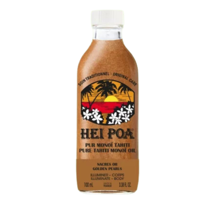 Reines Monoï Tiaré Perlen Gold Hei Poa - Flasche 100ml