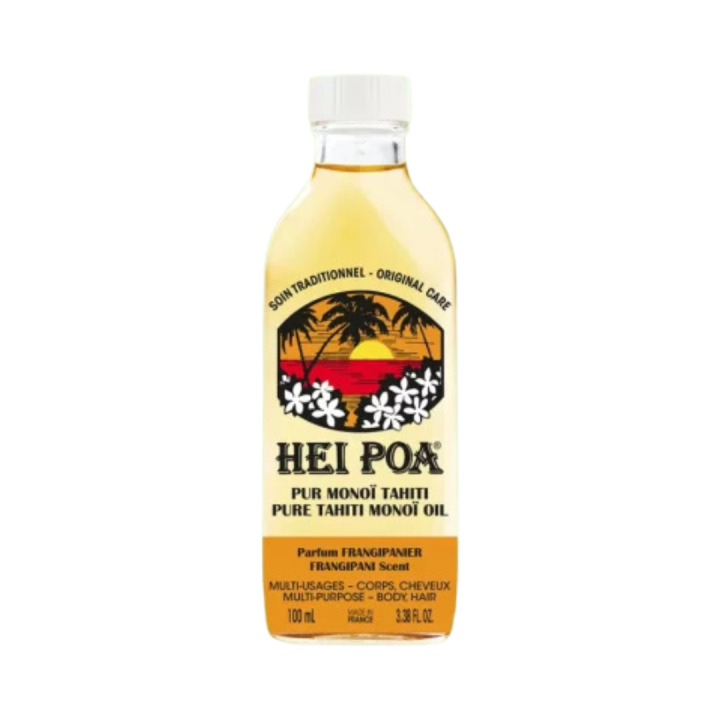 Reines Monoï Tahiti Duft Frangipani Hei Poa - Flasche mit 100 ml