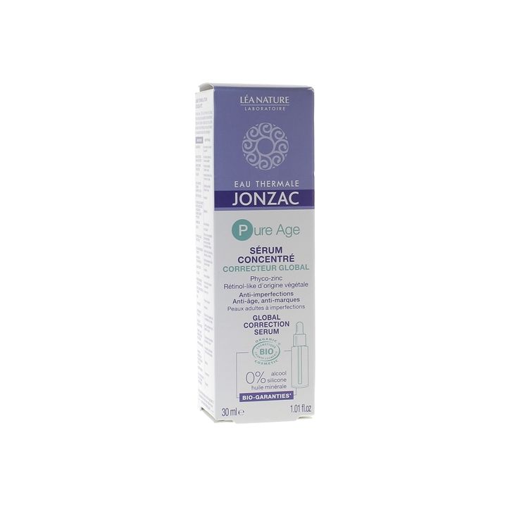 Pure Age Serum konzentrierte globale Korrektur Thermalwasser Jonzac - Flasche mit 30 ml