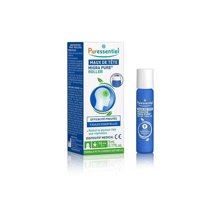 Migra Pure Kopfschmerzen Puressentiel - Roller 5ml