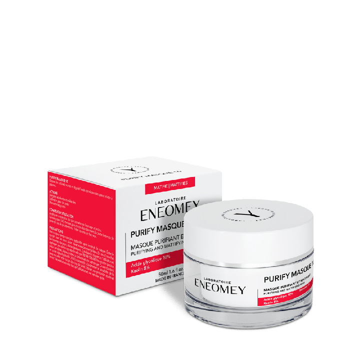 Purify Maske 10 reinigende und mattierende Maske Eneomey - 50 ml Topf
