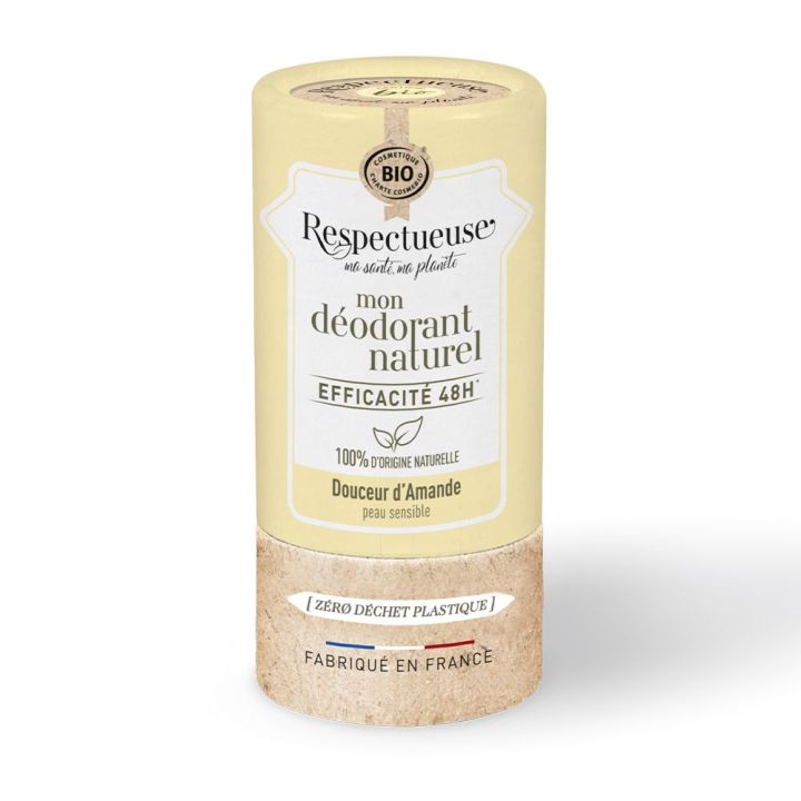 Mein natürliches Deodorant mit Bio-Mandelduft Respectueuse - Stick mit 50g