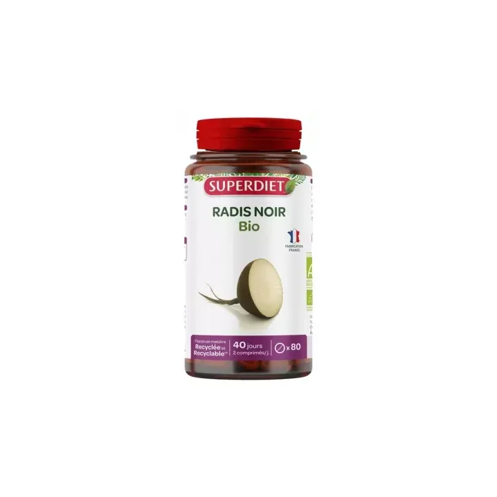 Schwarzer Rettich bio Super Diet - Dose mit 80 Tabletten