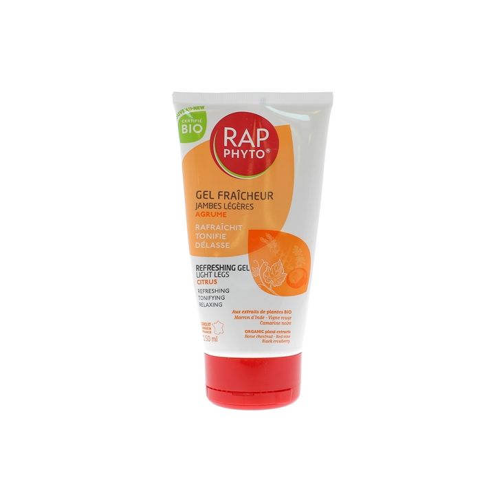 Rap phyto gel tonic Beine leicht Citrusduft - Tube mit 150 ml