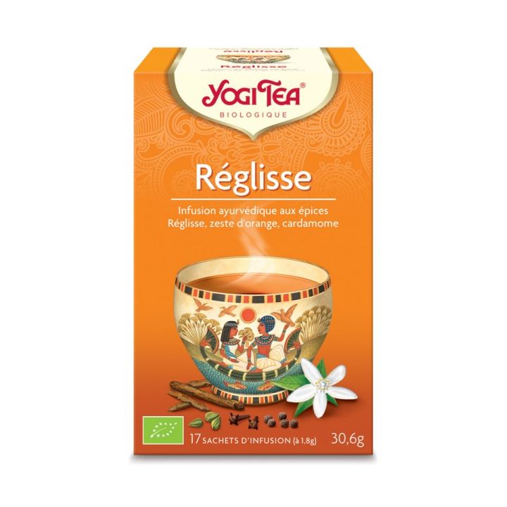 BIO Lakritz Yogi Tea - Box mit 17 Beuteln