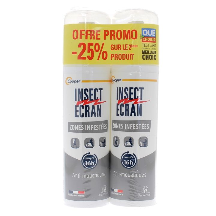 Insektenschutzspray für befallene Gebiete Insektenschutz - 2er-Pack mit 100 ml Sprays
