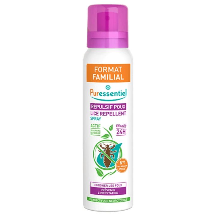 Familienformat Läuseabwehrmittel Puressentiel - 200 ml Spray