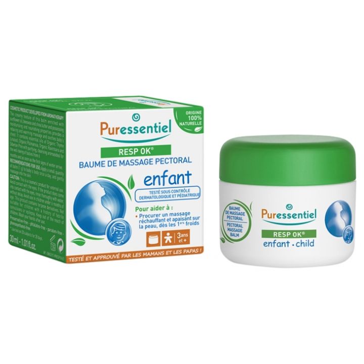 OK Brustmassagebalsam für Kinder Puressentiel - 60 ml Topf
