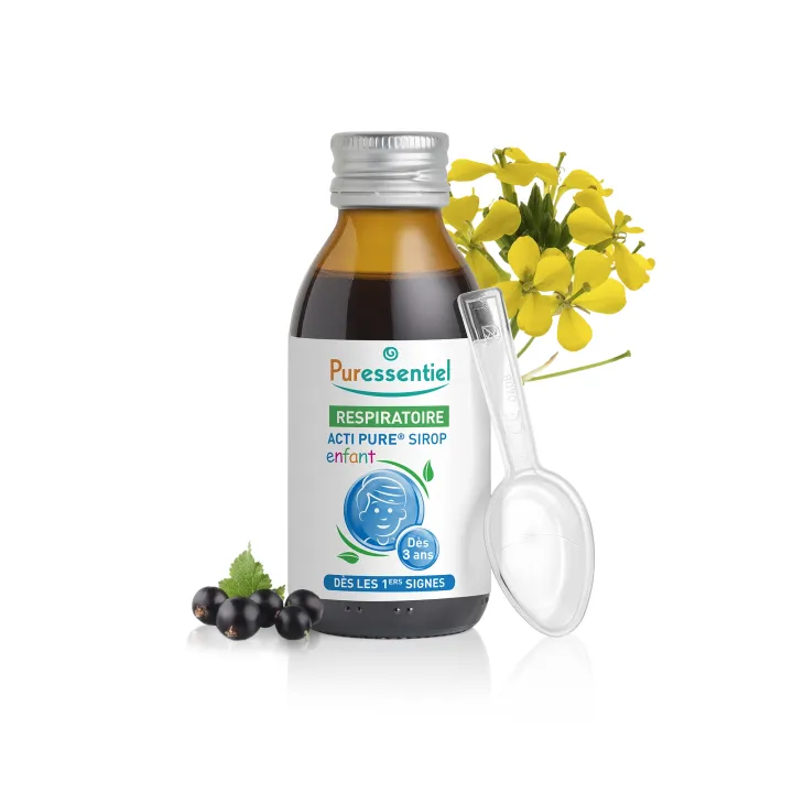 Atemweg Sirup Acti Pure Kinder Puressentiel - Flasche mit 125ml