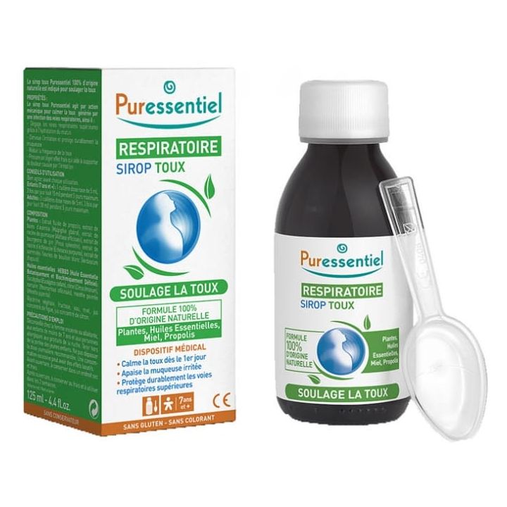 Atemweg Husten Sirup Puressentiel - Flasche mit 125 ml