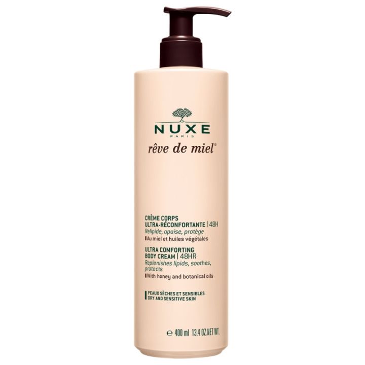 Honigtraum Ultra-Schutz Körpercreme 48h Nuxe - Pumpflasche 400 ml
