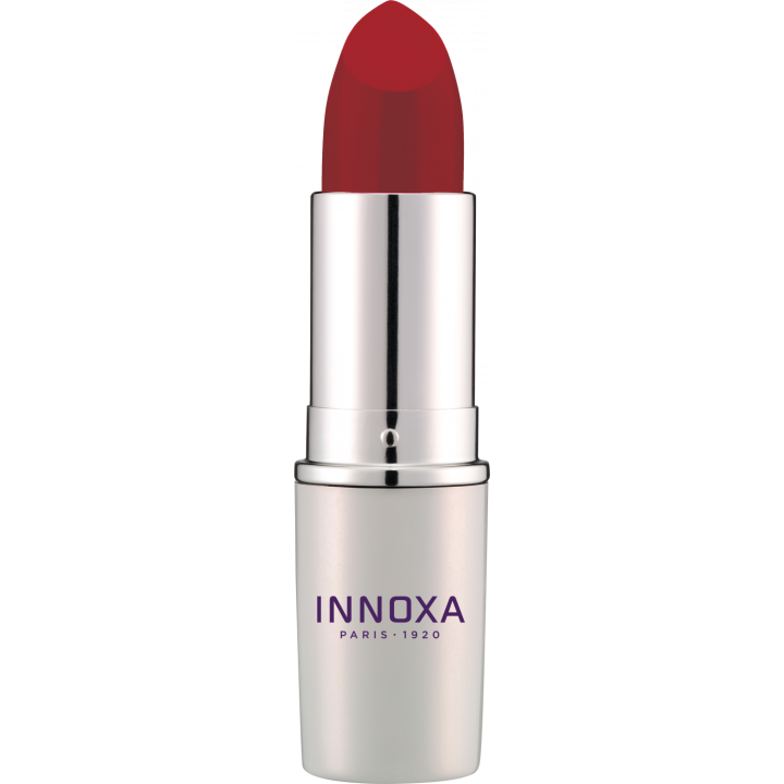 Satin Lippenstift inno'lips 401 Couture Rot Innoxa - Tube mit 3,5 g