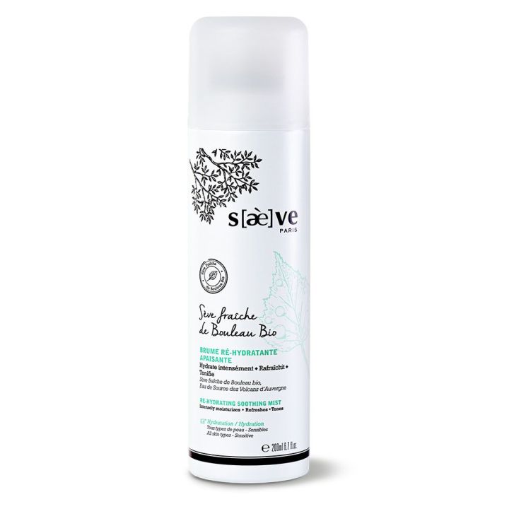 Beruhigende, nachfeuchtigkeitende Nebel Birkenwasser Saeve - Spray mit 200 ml