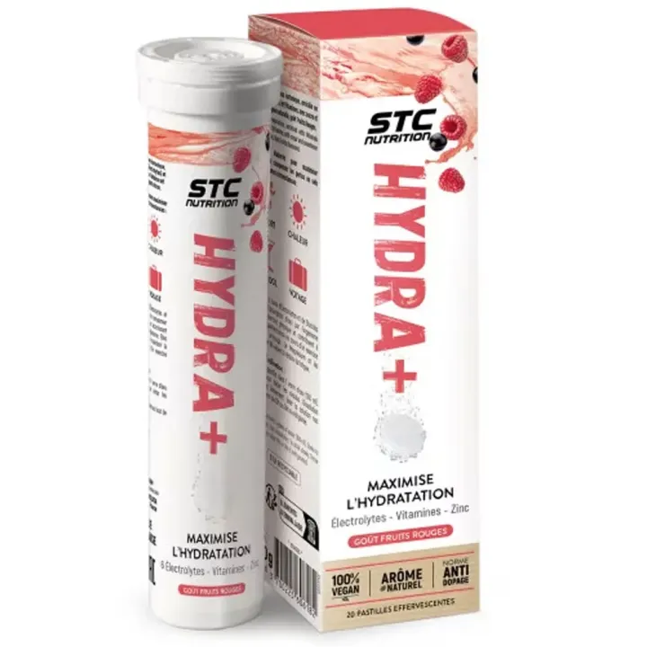 STC Nutrition Hydra+ rote Früchte Ineldea - Tube mit 20 Brausetabletten