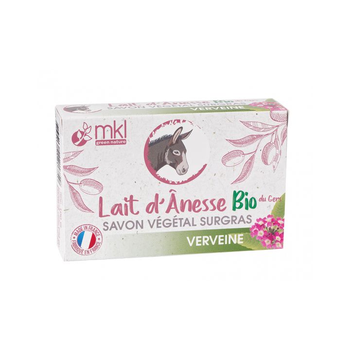 Seife mit Bio-Eselmilch und Eisenkraut MKL Green Nature - 100g Stück