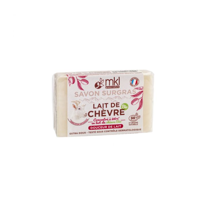 Ziegenmilchseife Sanftheit der Milch MKL Green Nature - Stück von 100 g