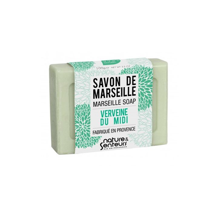 Marseiller Seife Verveine du Midi Nature & Senteurs - Stück von 100 g