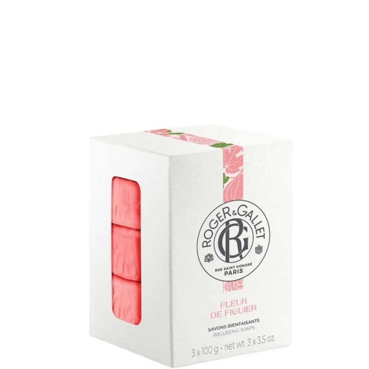 Heilende Seifen Fleur de Figuier Roger & Gallet - Geschenkset mit 3 Seifen à 100 g