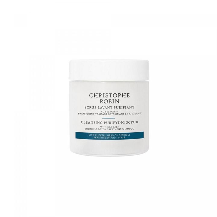 Reinigendes Peeling mit Meersalz von Christophe Robin - 75 ml Tiegel
