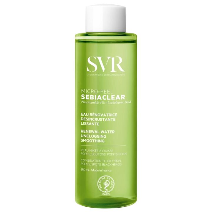 Sebiaclear Micro-Peel für empfindliche, zu Akne neigende Haut SVR - Flasche mit 150 ml