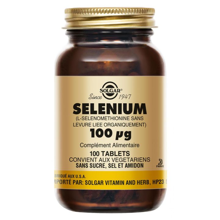 Selen 100 µg Solgar - Packung mit 100 Tabletten