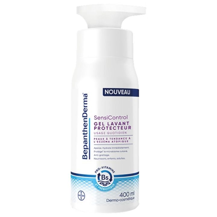 SensiControl Schutzwaschgel Bepanthen Derma - Pumpflasche mit 400 ml