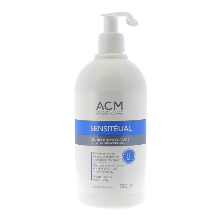 Sensitélial überfettendes Reinigungsgel ACM - Pumpflasche 500ml