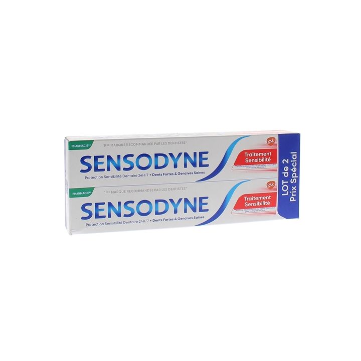 Sensodyne Zahnpasta für empfindliche Zähne - 2er-Pack mit 75 ml Tuben