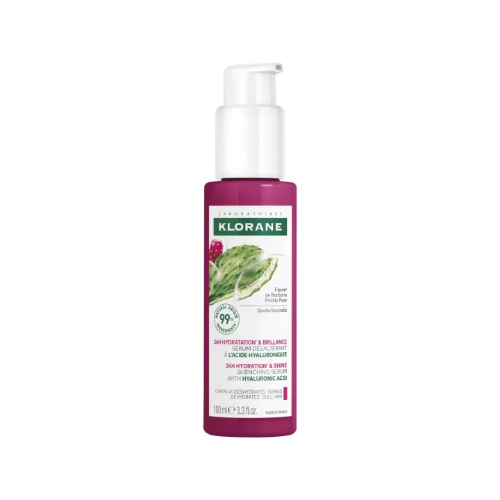 Durstlöschendes Serum mit Feigenkaktus und Hyaluronsäure Klorane - Pumpflasche 100 ml