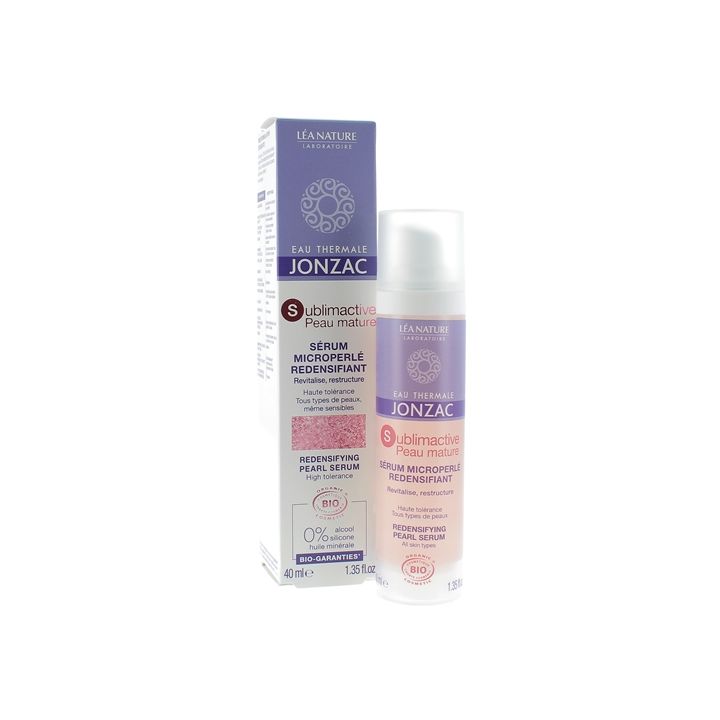 Wasserthermale Jonzac Sublimactiv reife Haut Mikroperlen-Serum bio Léa Nature - Flasche mit 40 ml