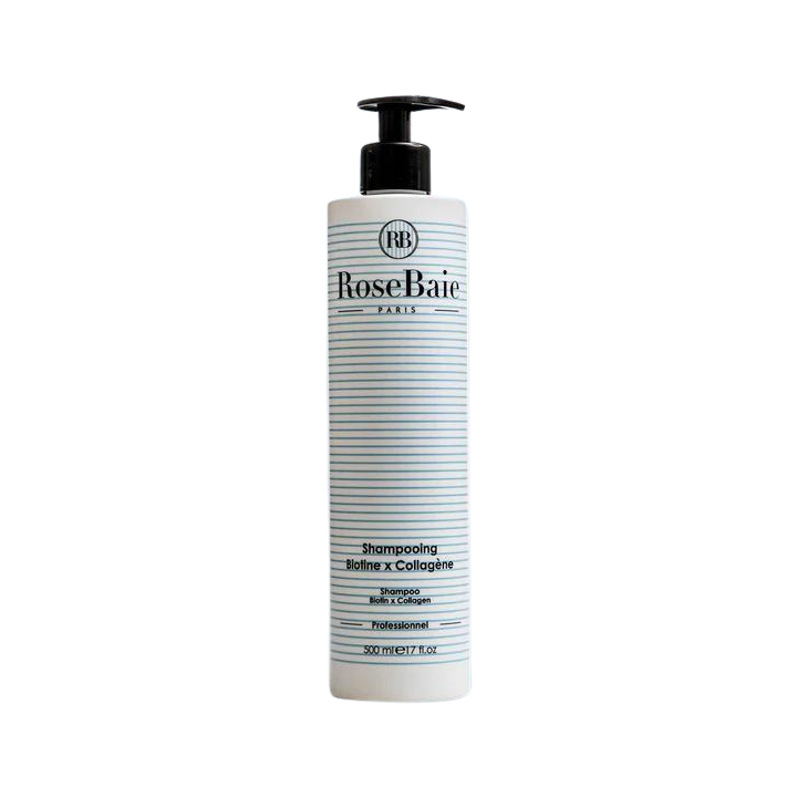 Biotin Shampoo x Collagen RoseBaie - Pump bottle of 500ml