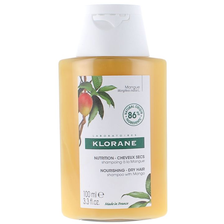 Mango-Shampoo für trockenes Haar Klorane - Flasche mit 100 ml