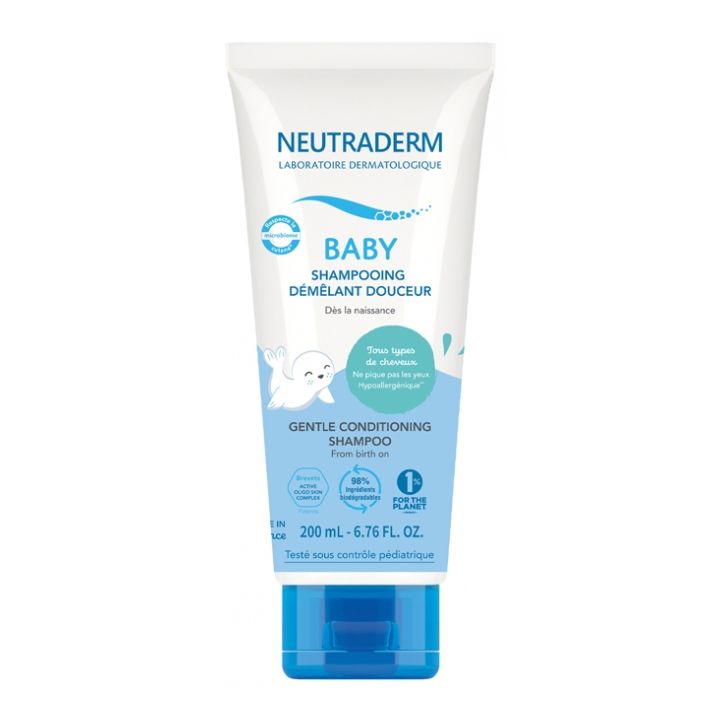 Sanft entwirrendes Shampoo für Babys Neutraderm - 200 ml Tube