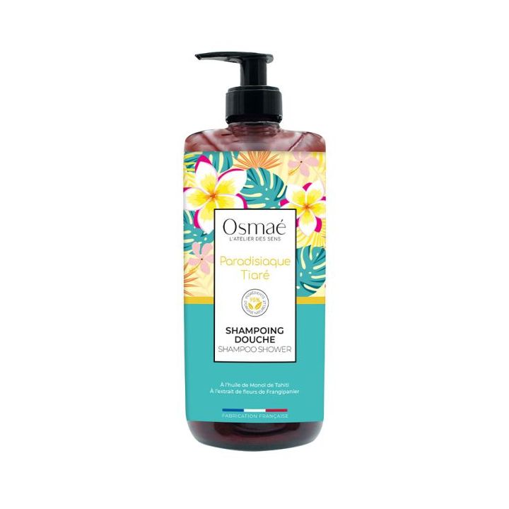 Shampoo-Duschgel Paradiesisches Tiaré Osmaé - Pumpflasche 1L