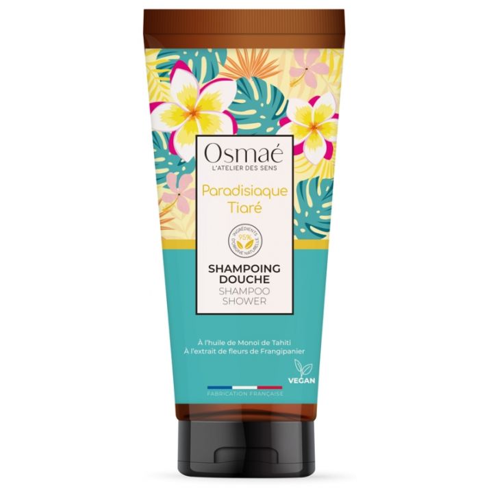 Shampoo-Duschgel Paradiesisch Tiaré Osmaé - Tube mit 200 ml