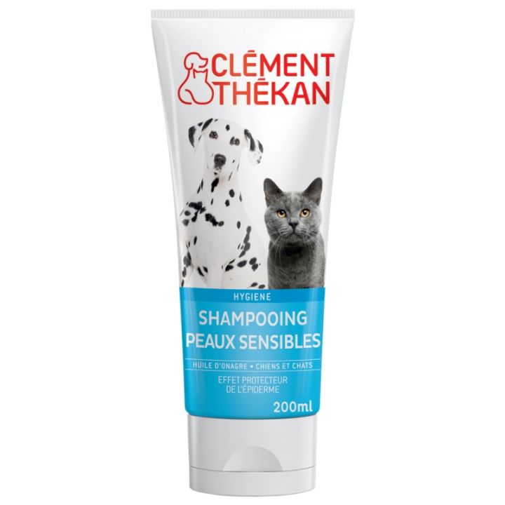 Shampoo für empfindliche Haut bei Hunden und Katzen Clément Thékan - Tube mit 200 ml