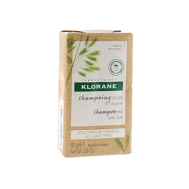 Klorane Hafer Shampoo Bar - 80 g Stück