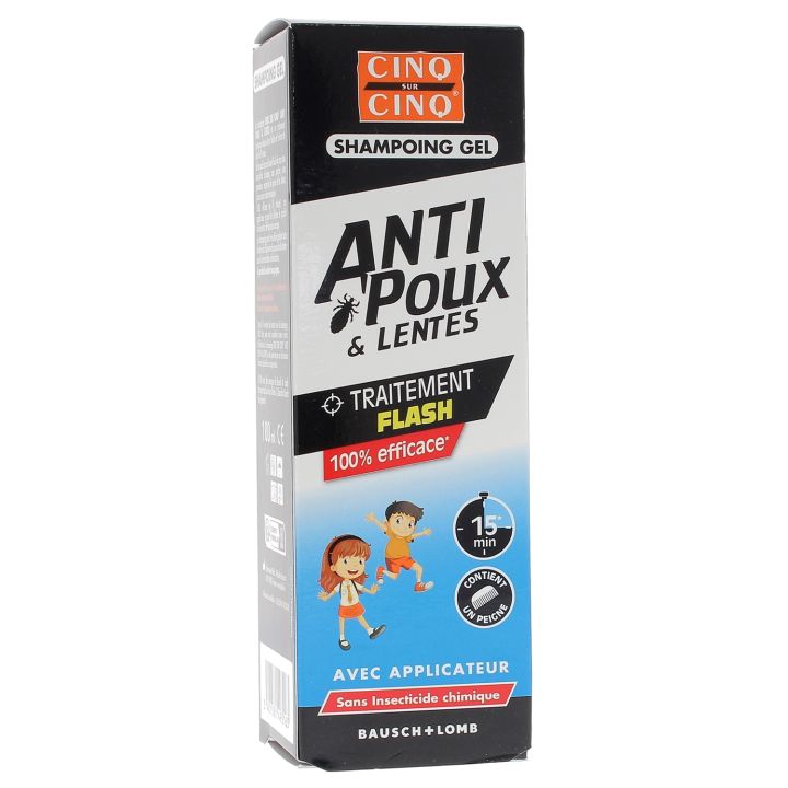 Shampooing Gel gegen Läuse & Nissen Cinq sur Cinq - Tube mit 100 ml